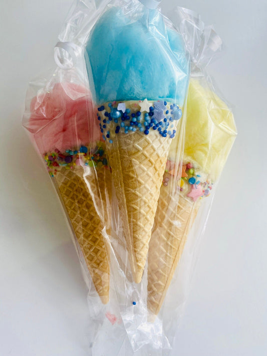 Candy Floss Cones Treat Favours