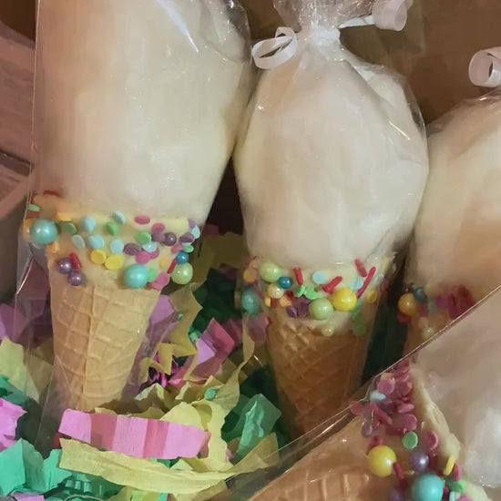 Candy Floss Cones Treat Favours